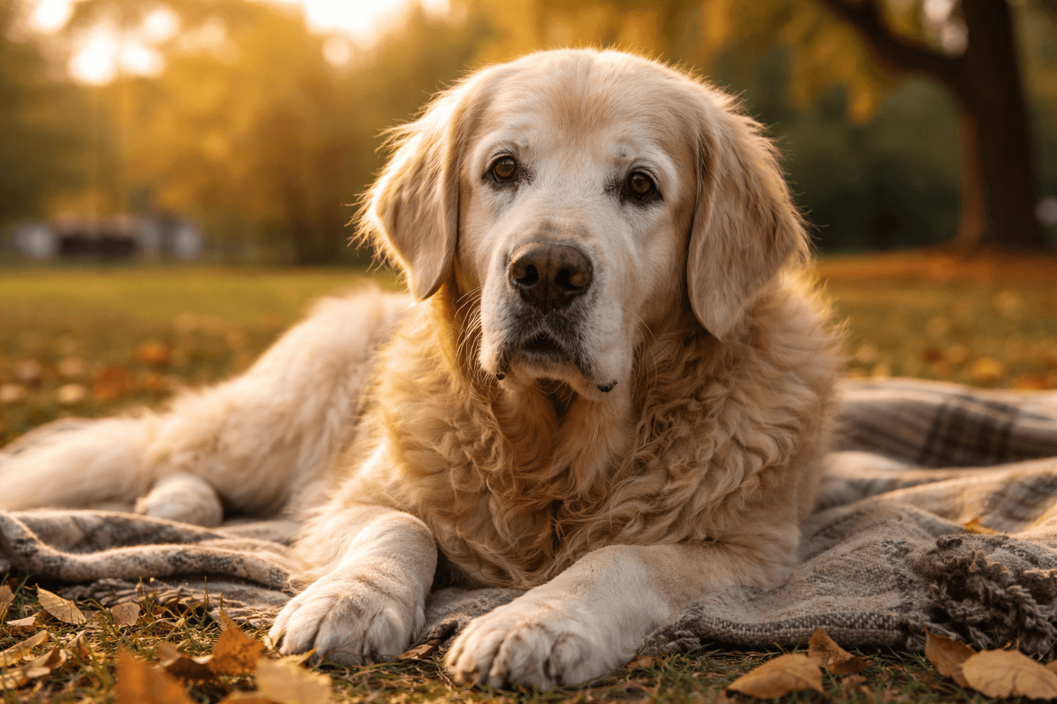 노견을 표현한 이미지