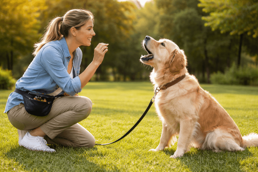 강아지 짖음 훈련 이미지