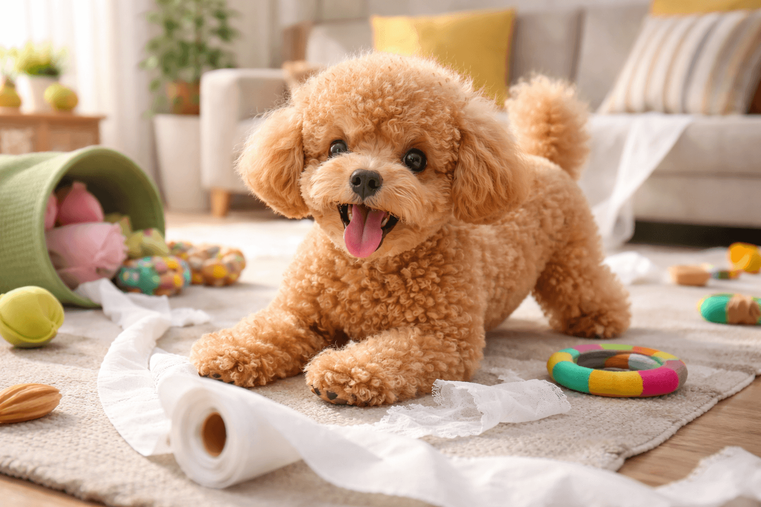 토이 푸들 단점을 표현한 이미지