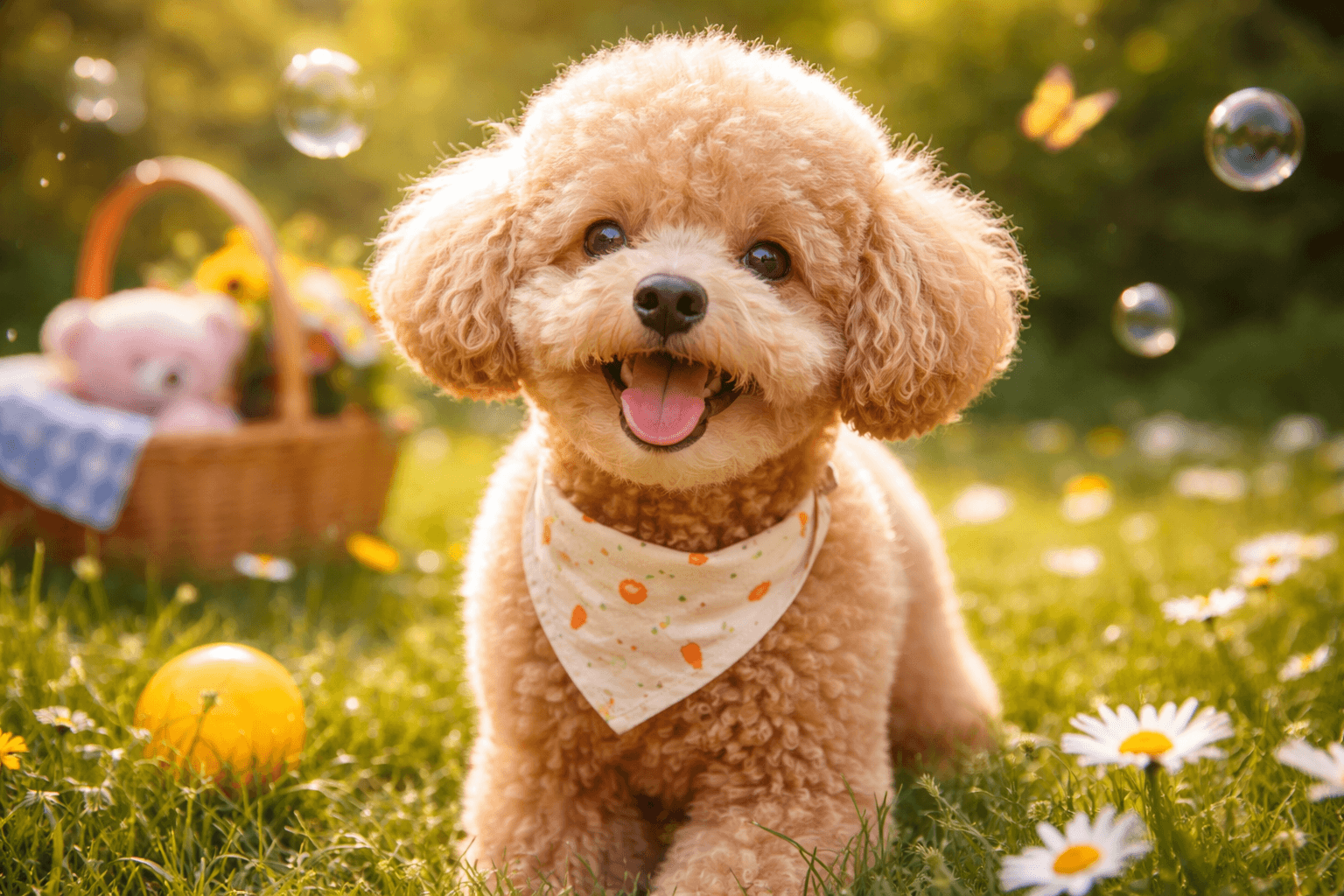 토이 푸들 성격을 표현한 이미지