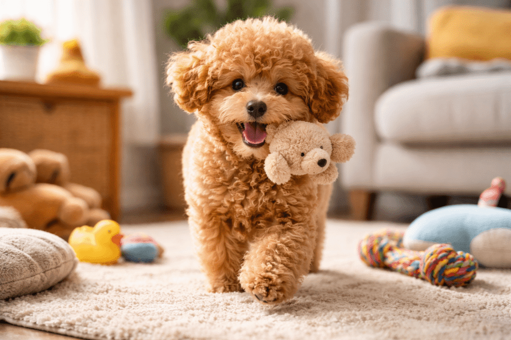 토이푸들 장점을 표현한 이미지