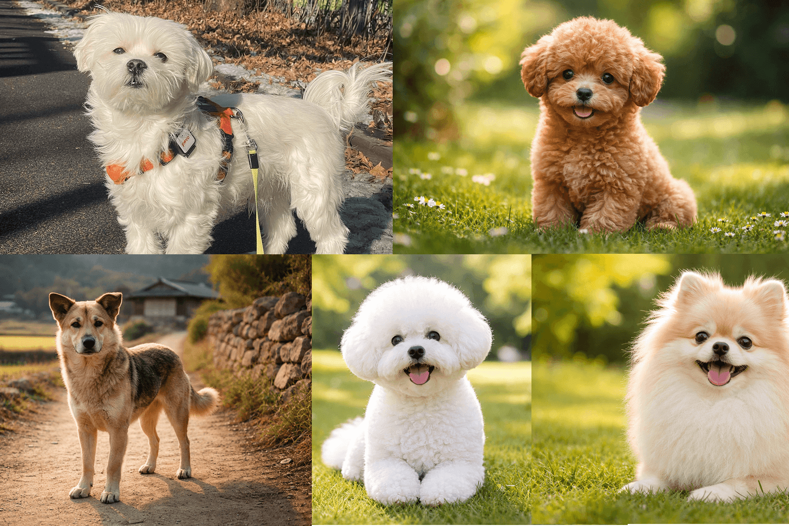 한국에서 많이 키우는 강아지 종류 TOP5