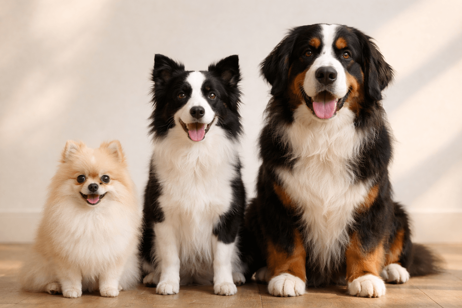 소형 중형 대형견 이미지